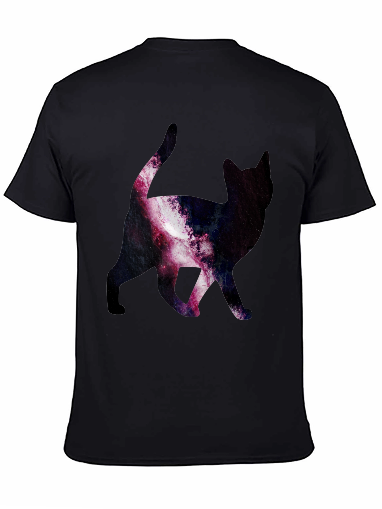 Galaxy Cat Print T-Shirt - Stylish & Unique