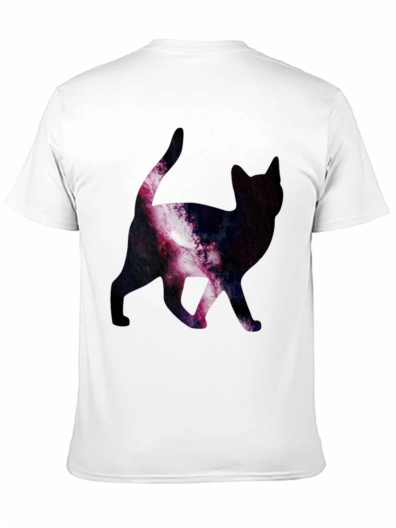 Galaxy Cat Print T-Shirt - Stylish & Unique