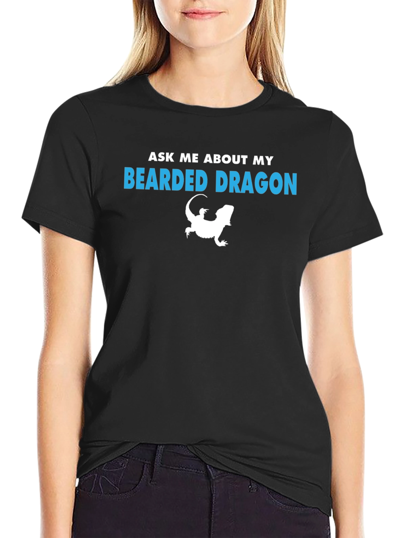 Bearded Dragon T-Shirt - Ask Me About My Lizard!