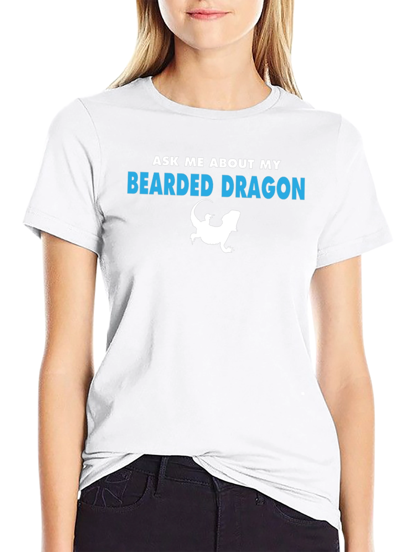 Bearded Dragon T-Shirt - Ask Me About My Lizard!