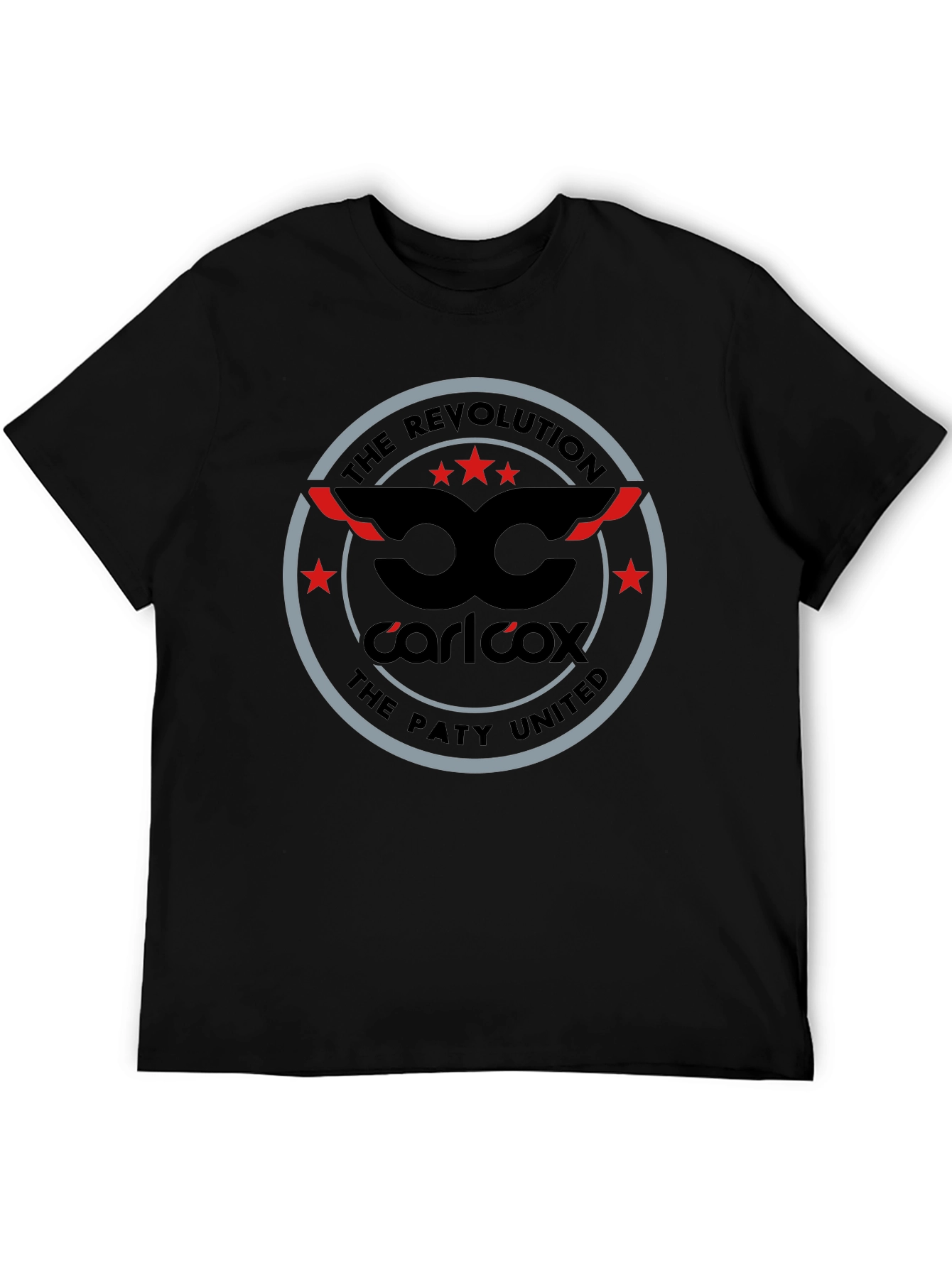 Carl Cox Revolution T-Shirt - Black Cotton Graphic Tee