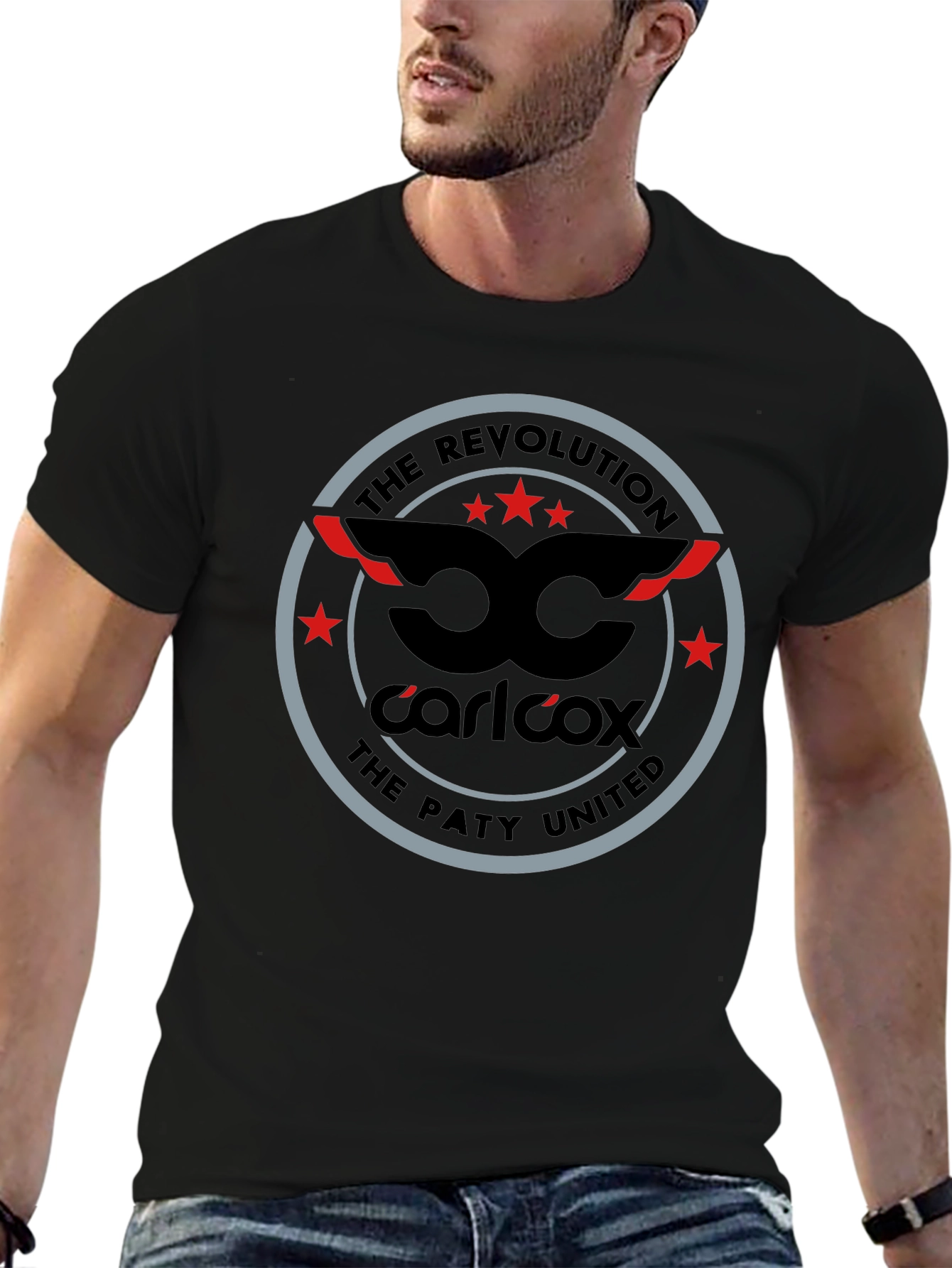 Carl Cox Revolution T-Shirt - Black Cotton Graphic Tee