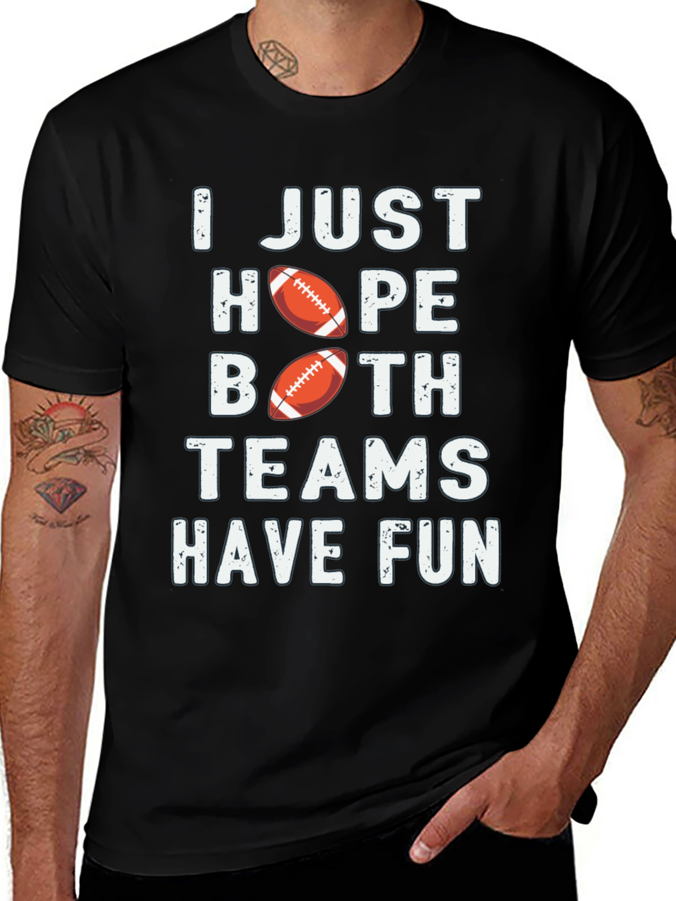 I Just Hope Both Teams Have Fun Football T-Shirt