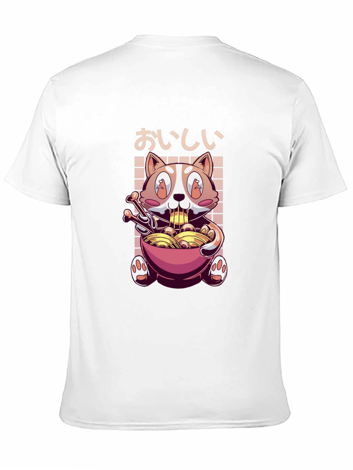 Ramen Cat T-Shirt - Kawaii Noodle Lover Tee