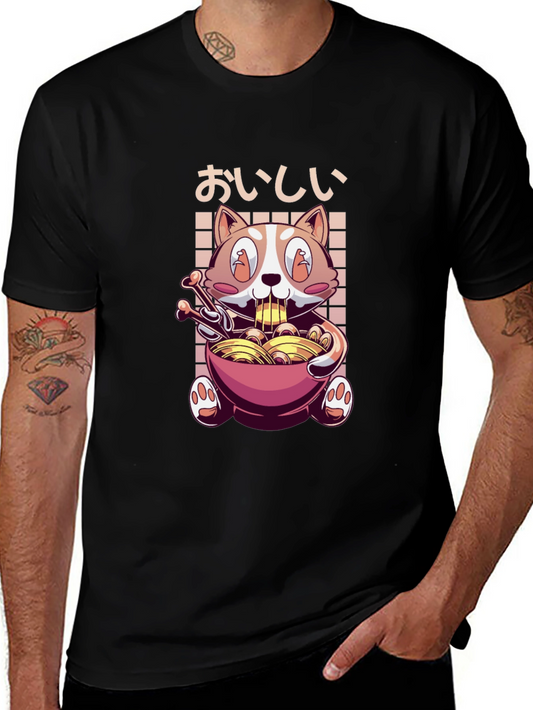 Ramen Cat T-Shirt - Kawaii Noodle Lover Tee