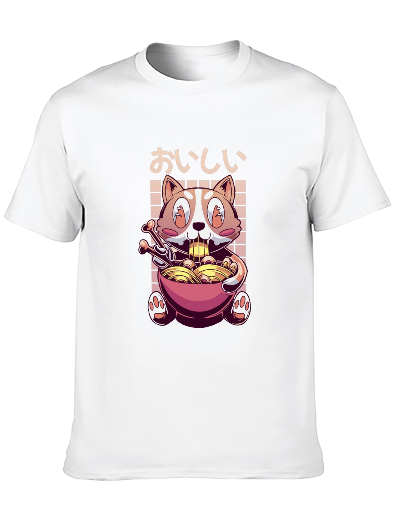 Ramen Cat T-Shirt - Kawaii Noodle Lover Tee