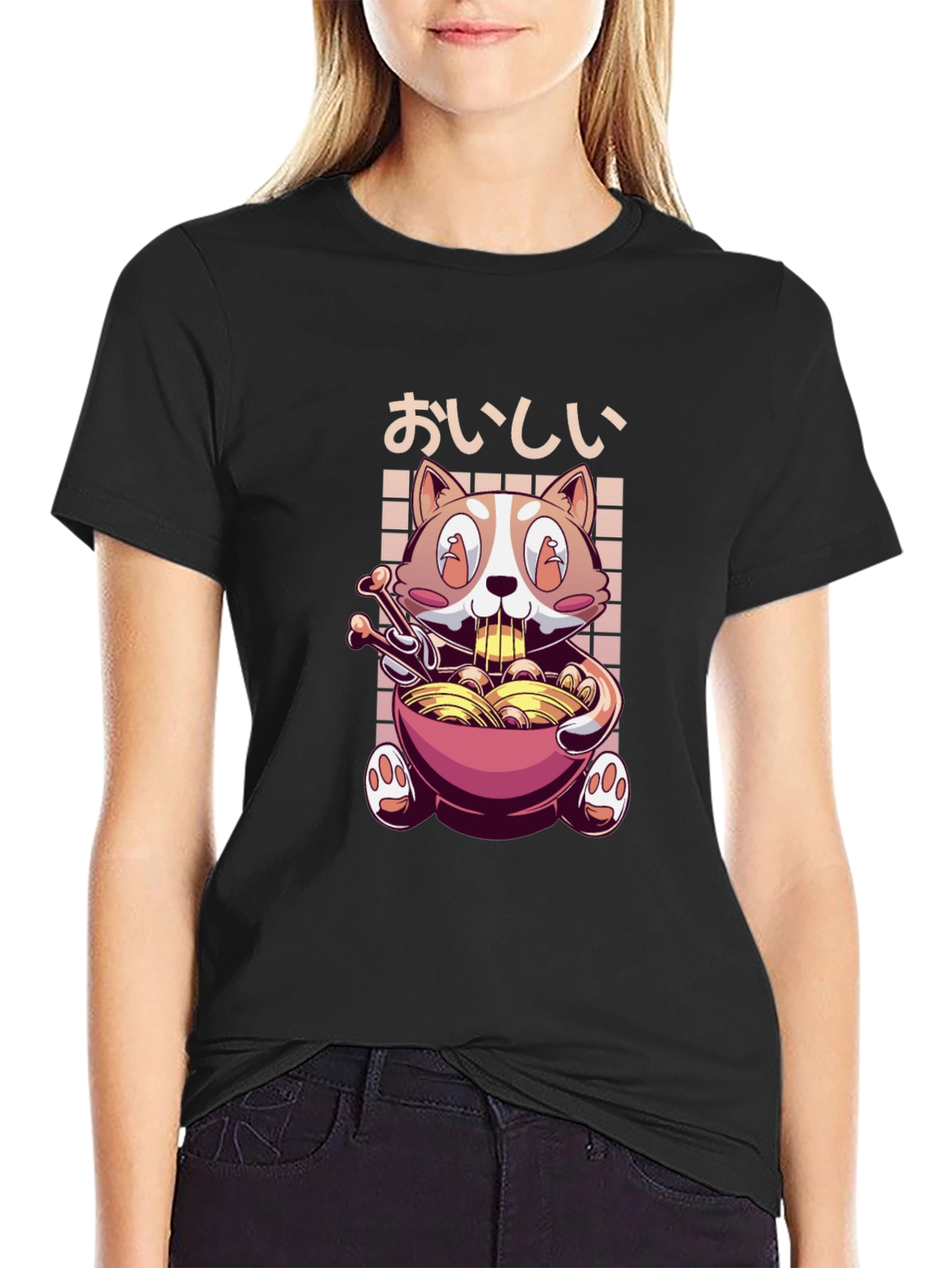 Ramen Cat T-Shirt - Kawaii Noodle Lover Tee