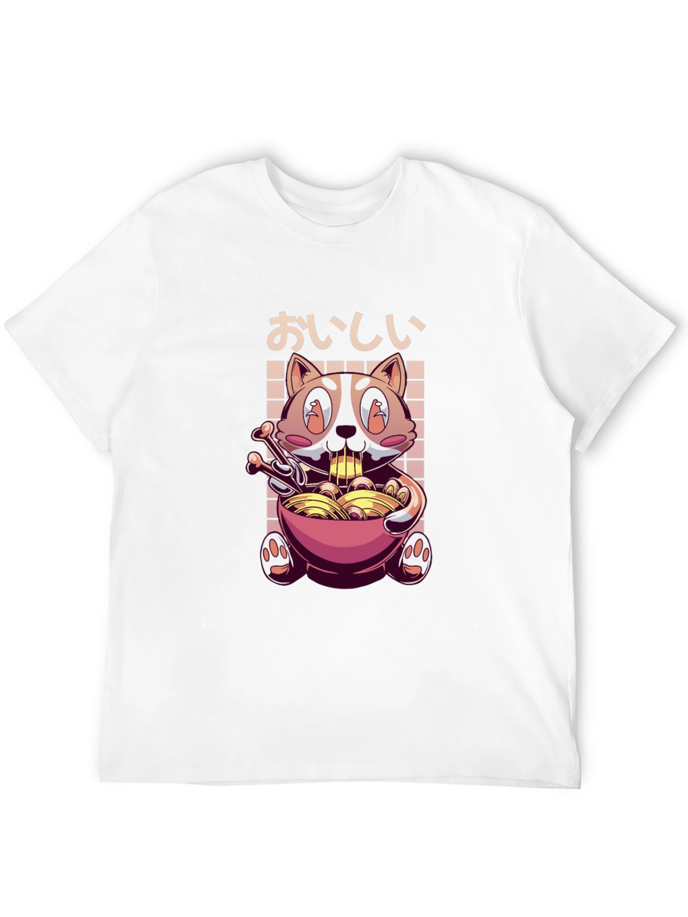 Ramen Cat T-Shirt - Kawaii Noodle Lover Tee