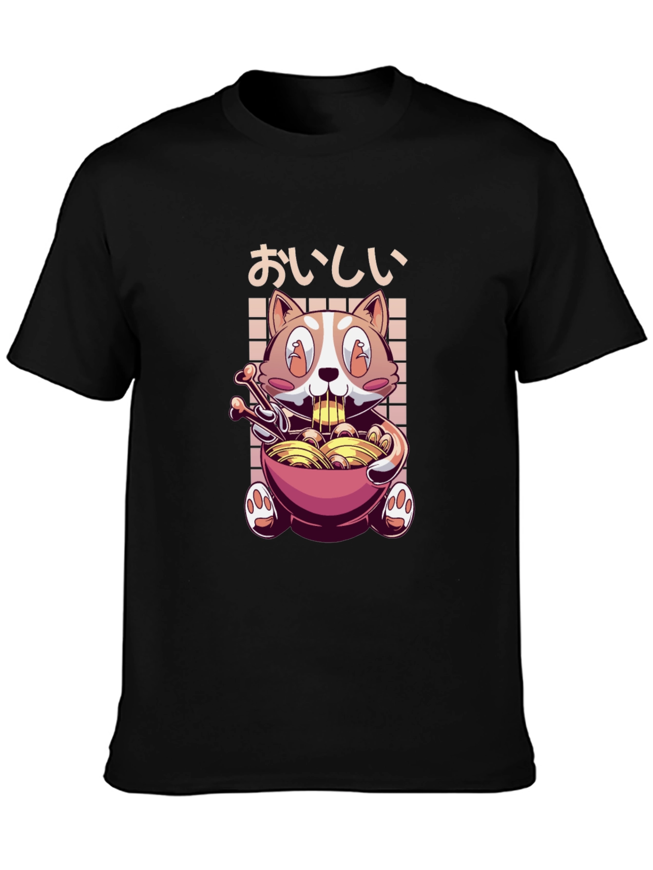 Ramen Cat T-Shirt - Kawaii Noodle Lover Tee