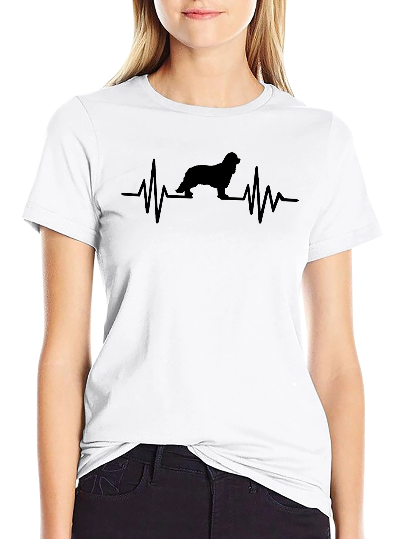 Dog Heartbeat T-Shirt - Perfect for Dog Lovers