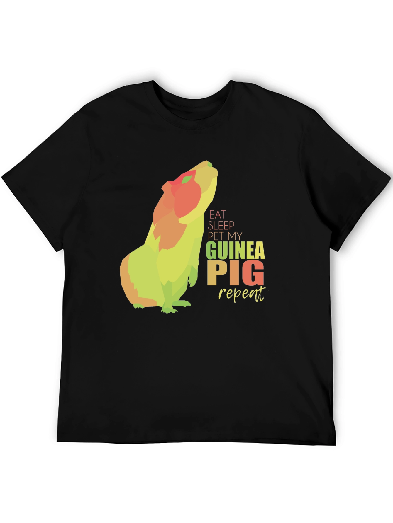 Eat Sleep Pet My Guinea Pig Repeat T-Shirt