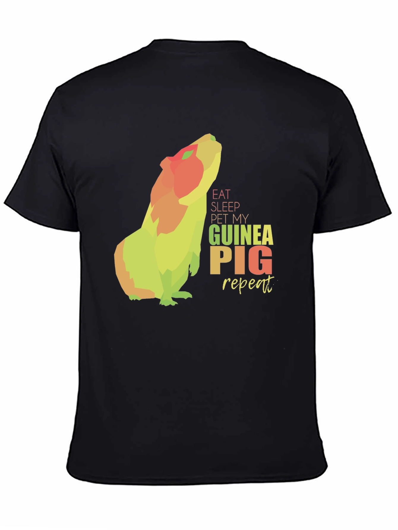 Eat Sleep Pet My Guinea Pig Repeat T-Shirt