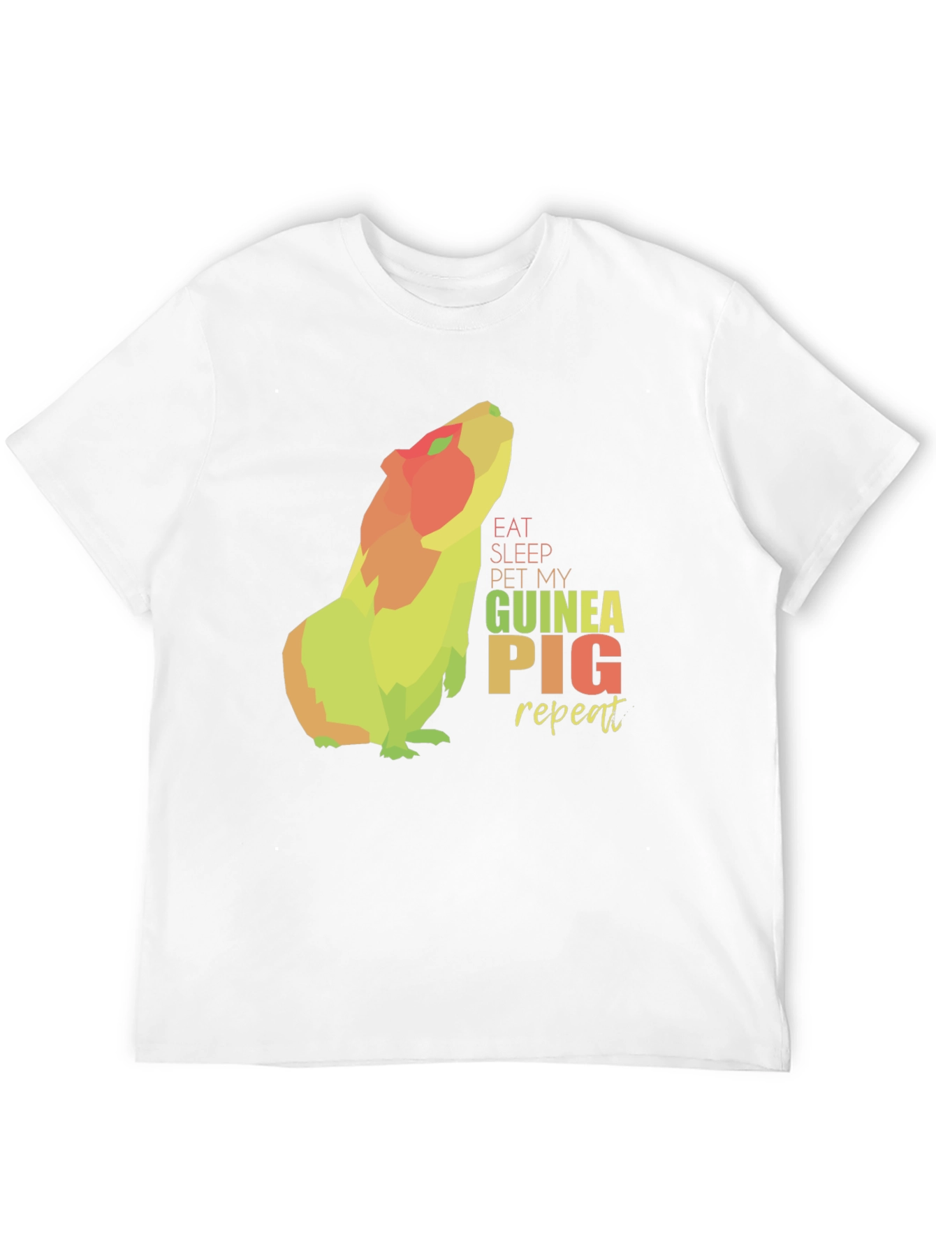 Eat Sleep Pet My Guinea Pig Repeat T-Shirt