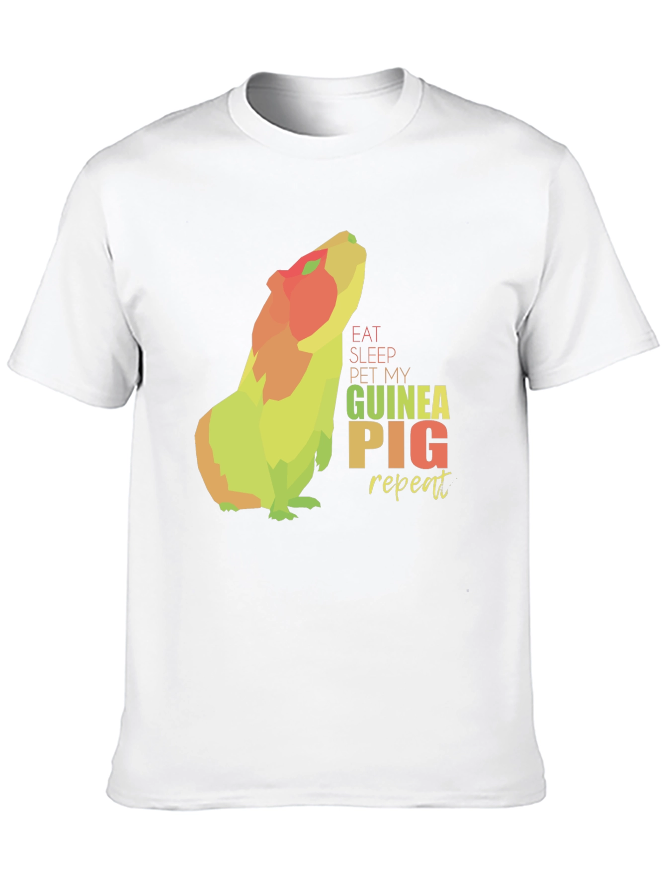 Eat Sleep Pet My Guinea Pig Repeat T-Shirt