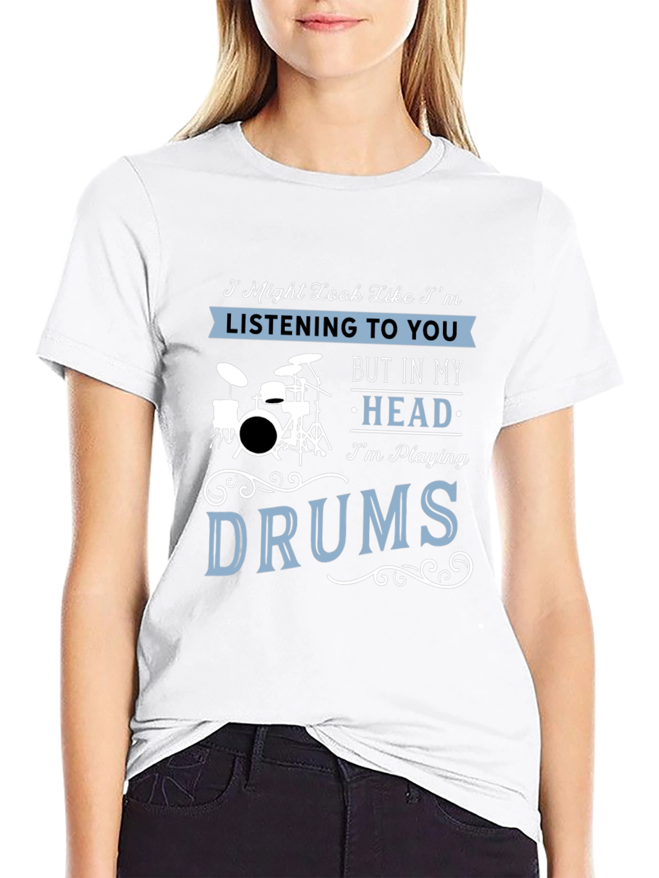 Funny Drummer T-Shirt - Im Playing Drums
