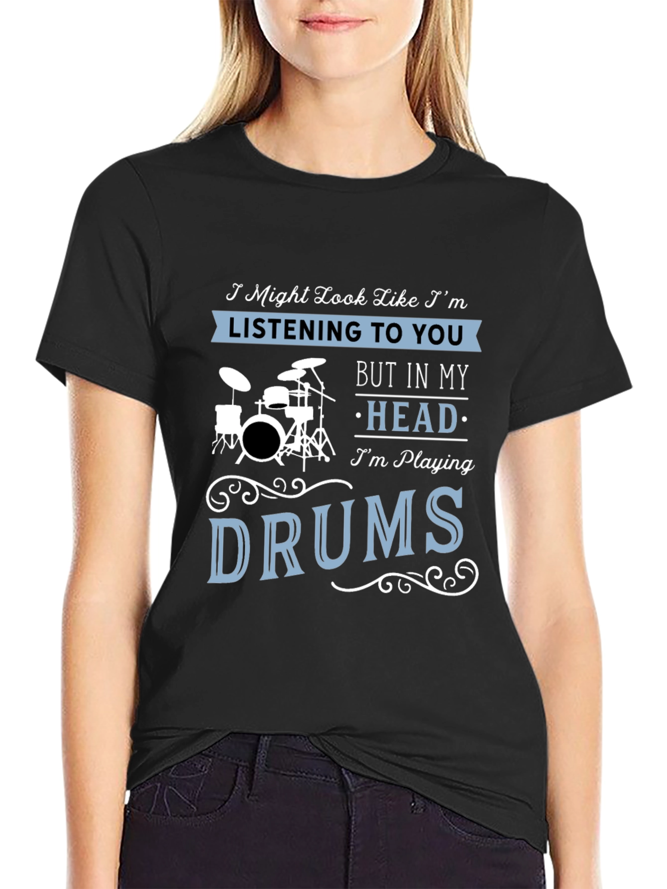 Funny Drummer T-Shirt - Im Playing Drums