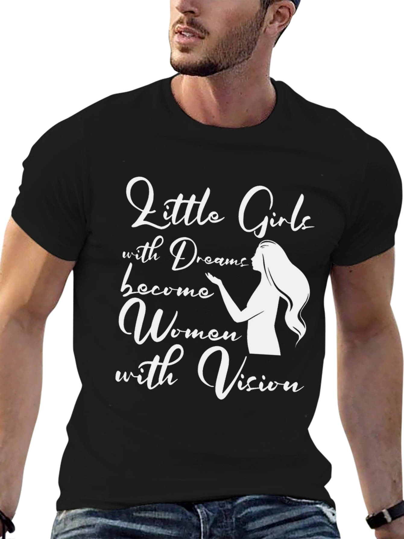 Inspirational Womens T-Shirt - Little Girls with Dreams