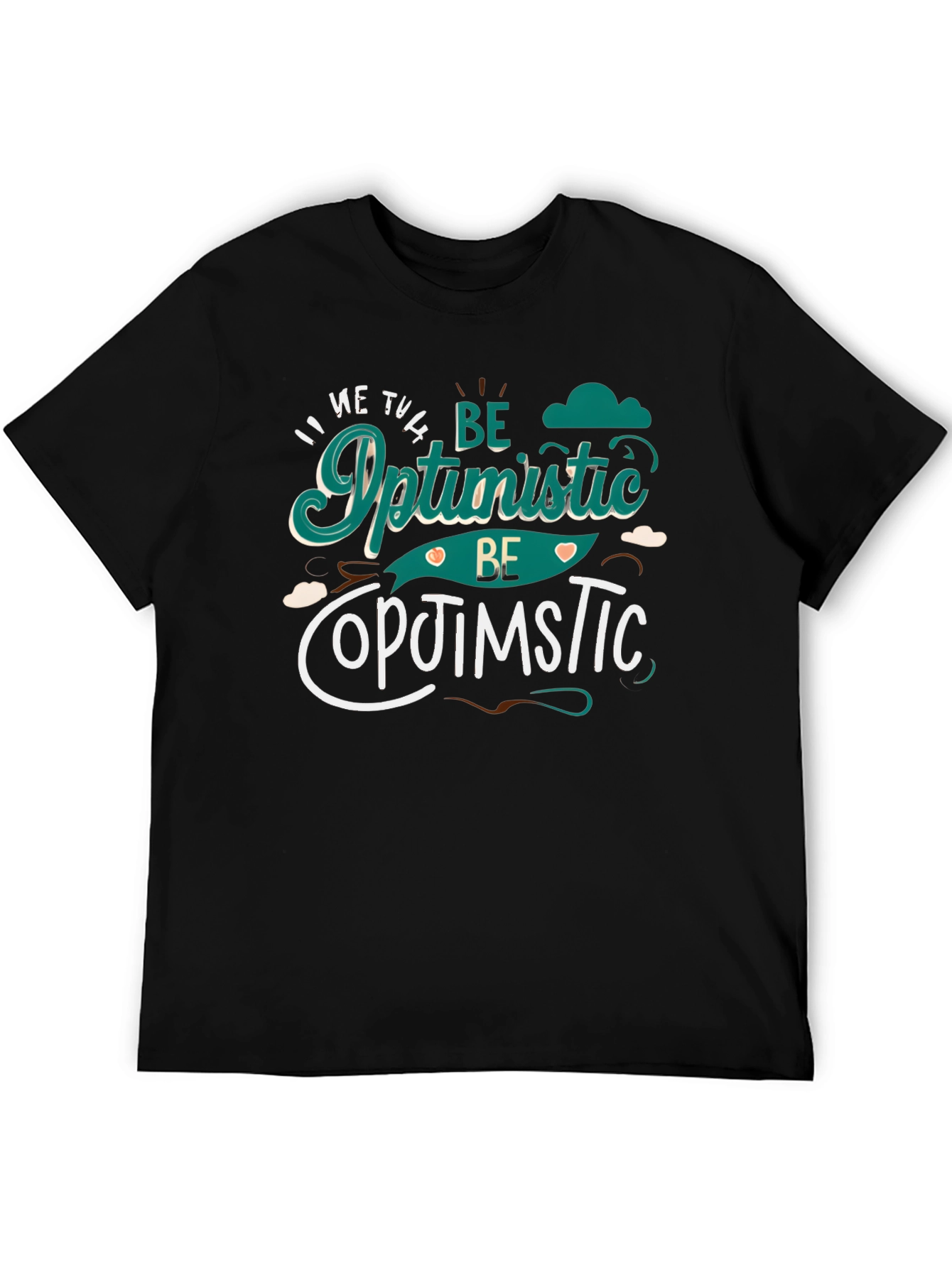 Be Optimistic Graphic Tee - Positive Vibes Shirt