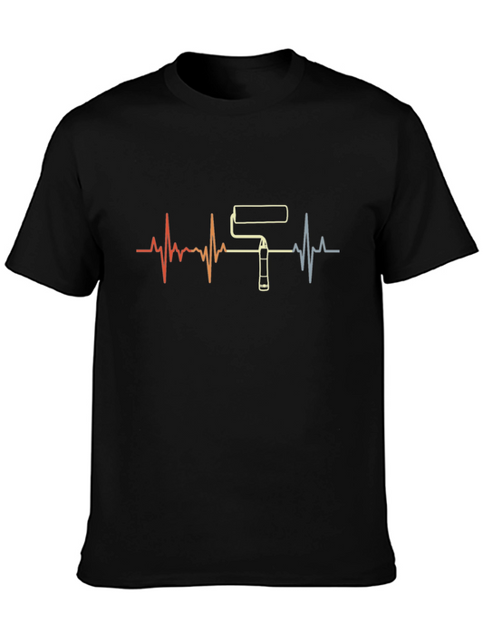 Painters Heartbeat T-Shirt - Artistic & Unique