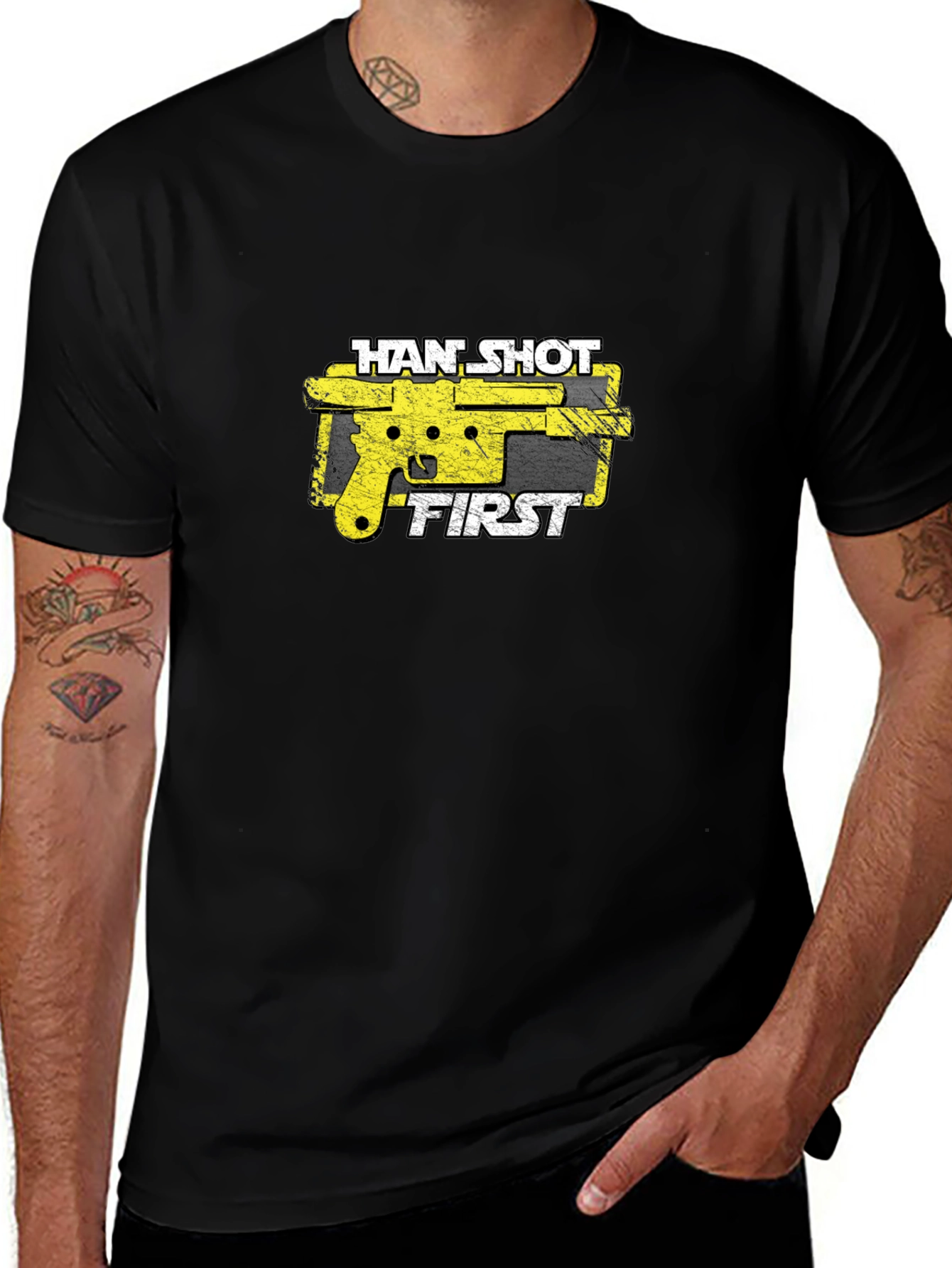 Han Shot First T-Shirt - Graphic Tee