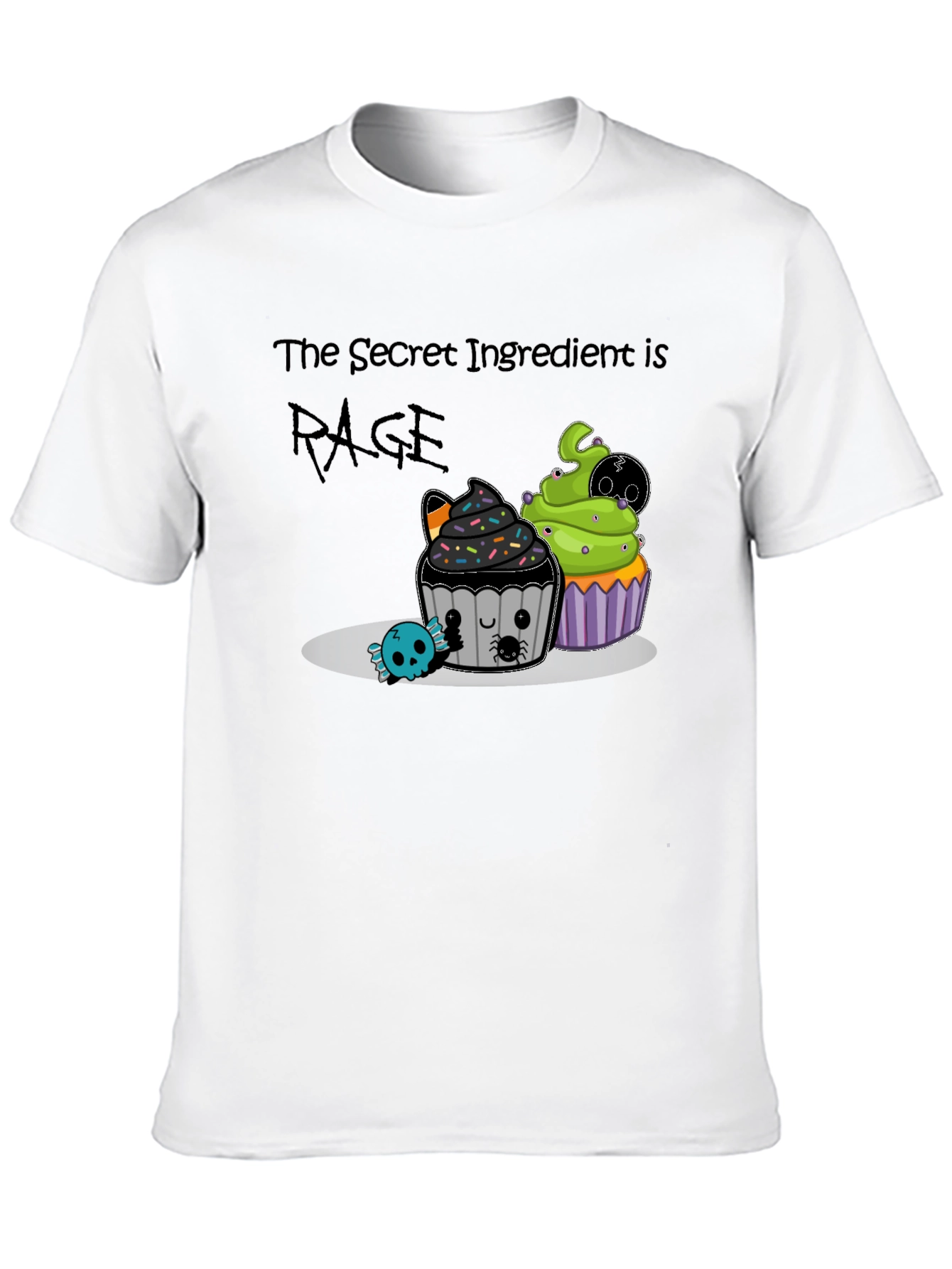 Rage Ingredient Halloween Cupcake Graphic Tee