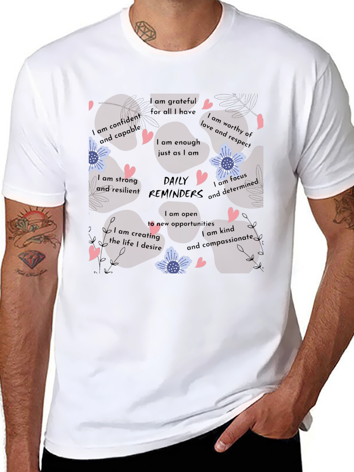 Affirmation Reminder Graphic T-Shirt