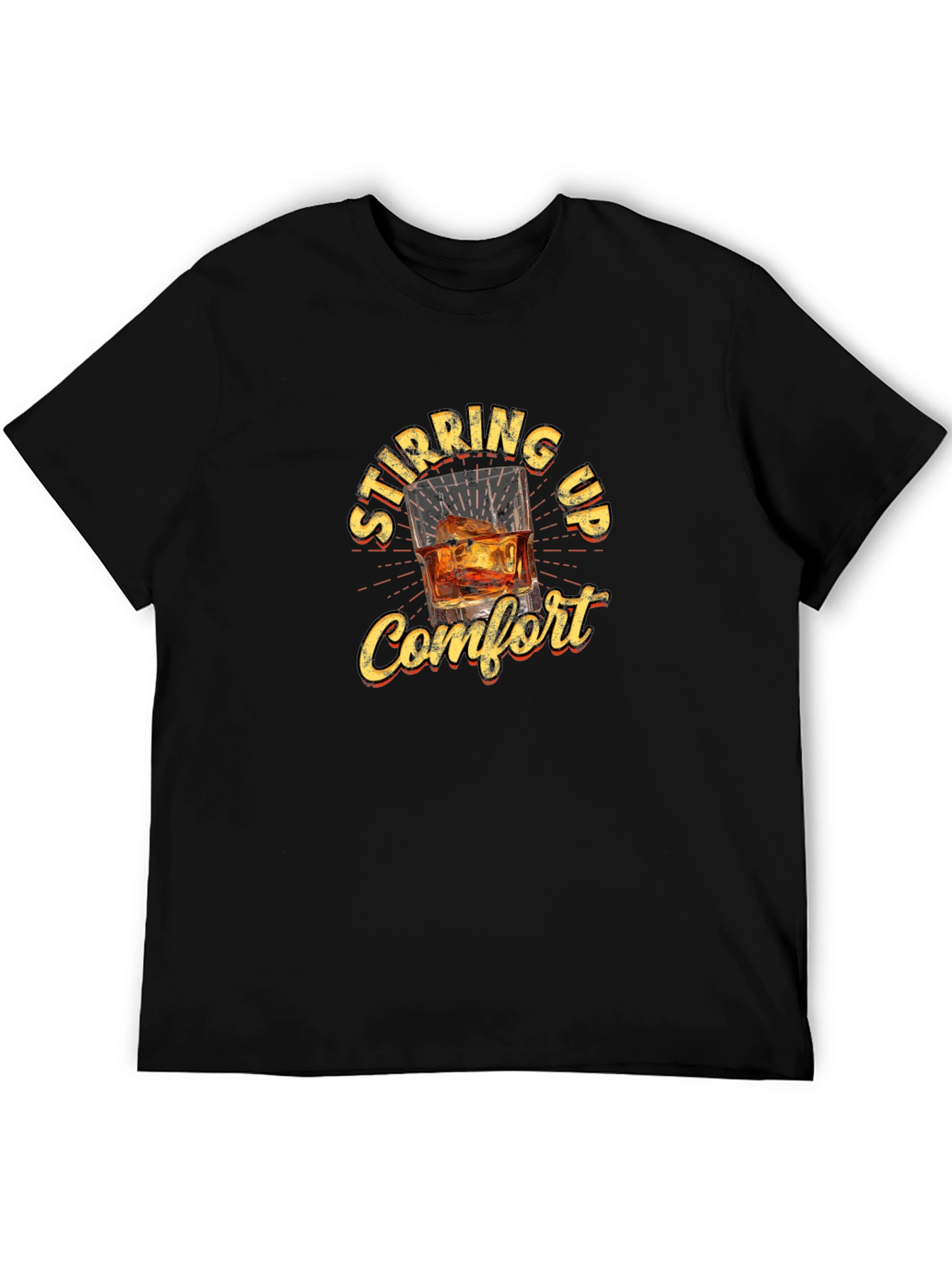 Stirring Up Comfort Whiskey Graphic T-Shirt
