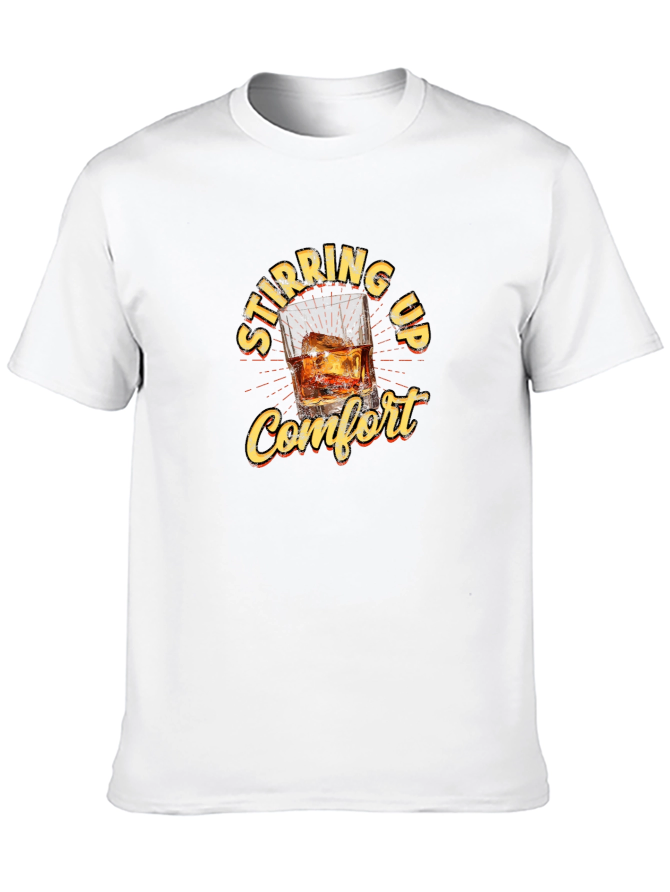 Stirring Up Comfort Whiskey Graphic T-Shirt