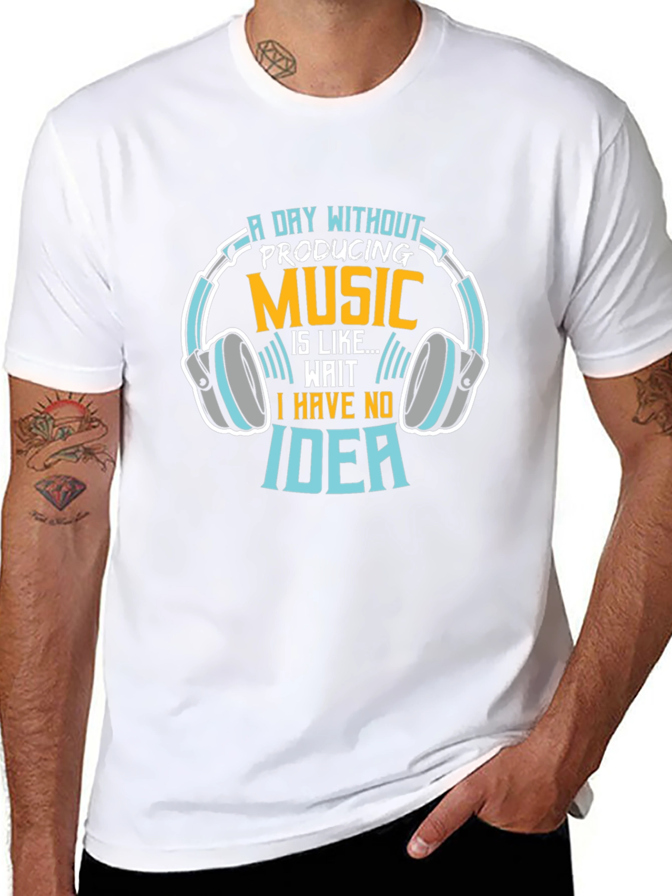 Music Producer T-Shirt: A Day Without Producing Music...