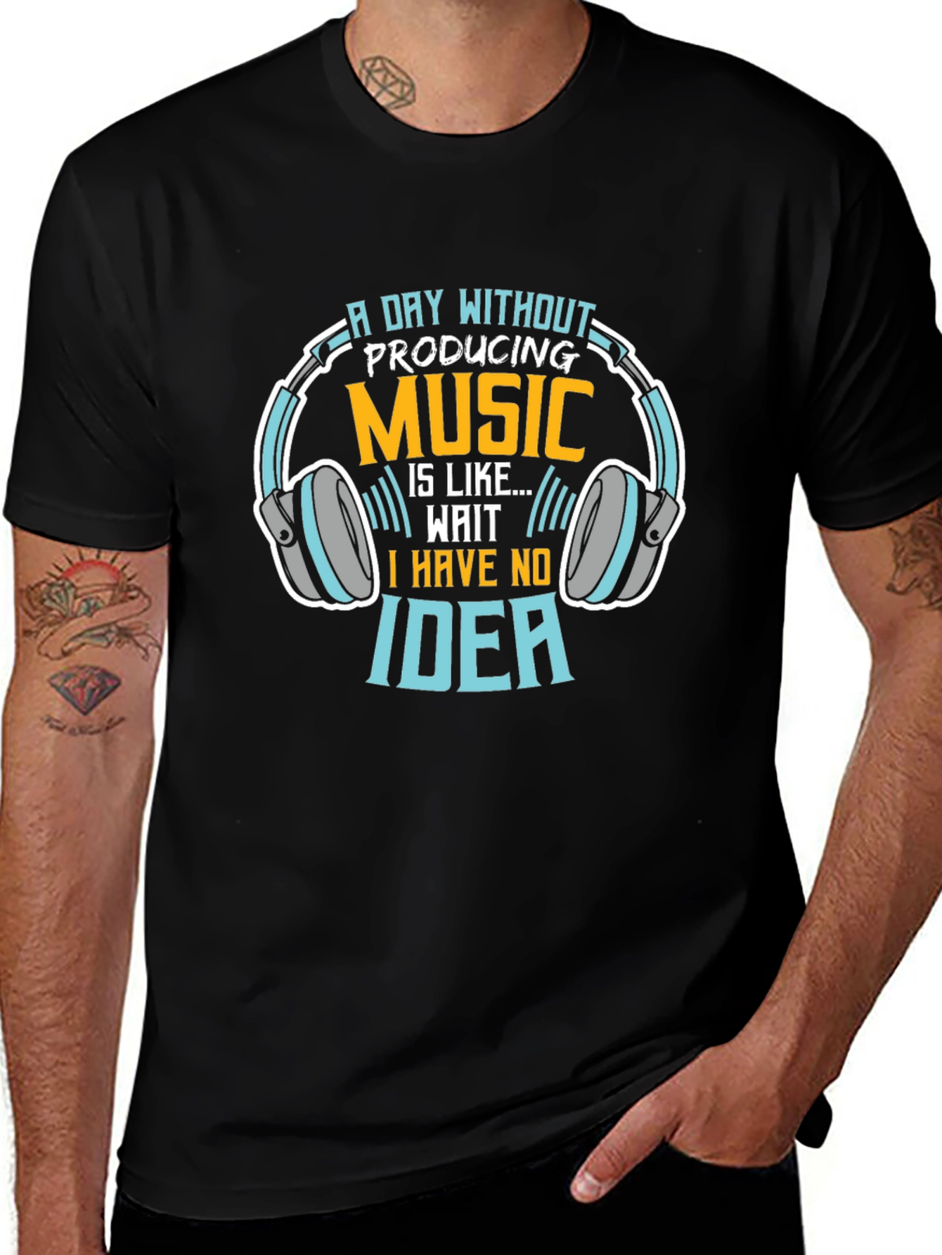 Music Producer T-Shirt: A Day Without Producing Music...