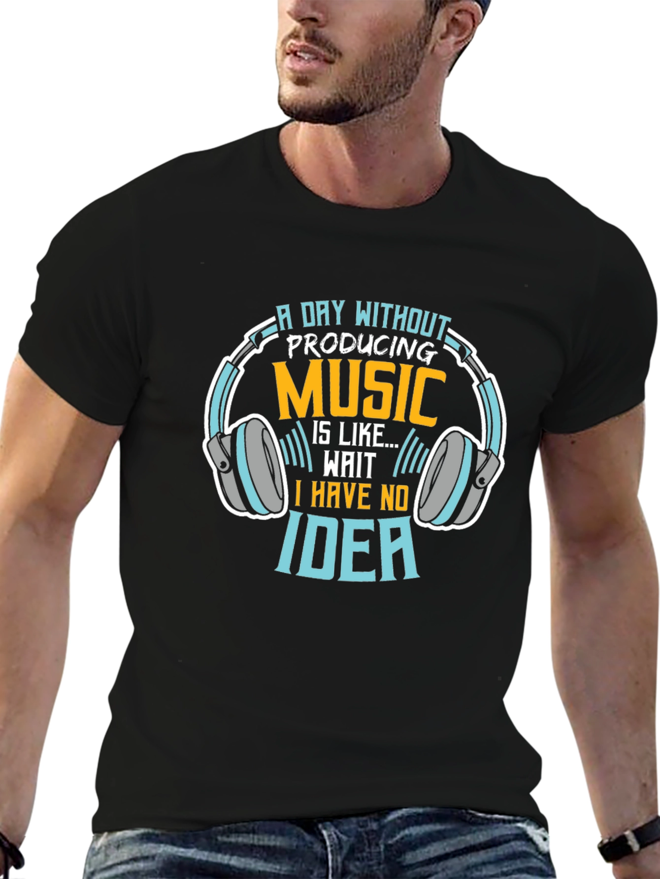 Music Producer T-Shirt: A Day Without Producing Music...