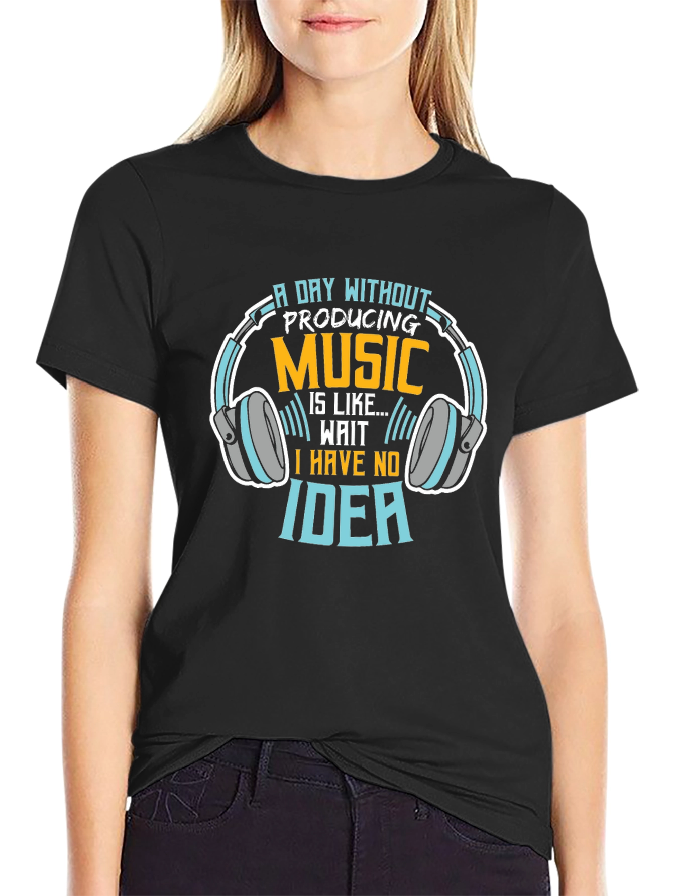 Music Producer T-Shirt: A Day Without Producing Music...