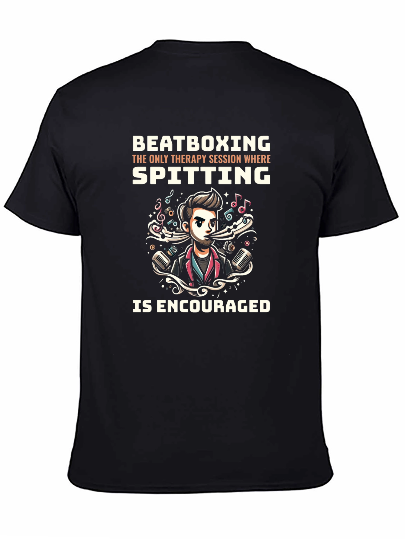 Beatboxing Therapy Session Graphic Tee