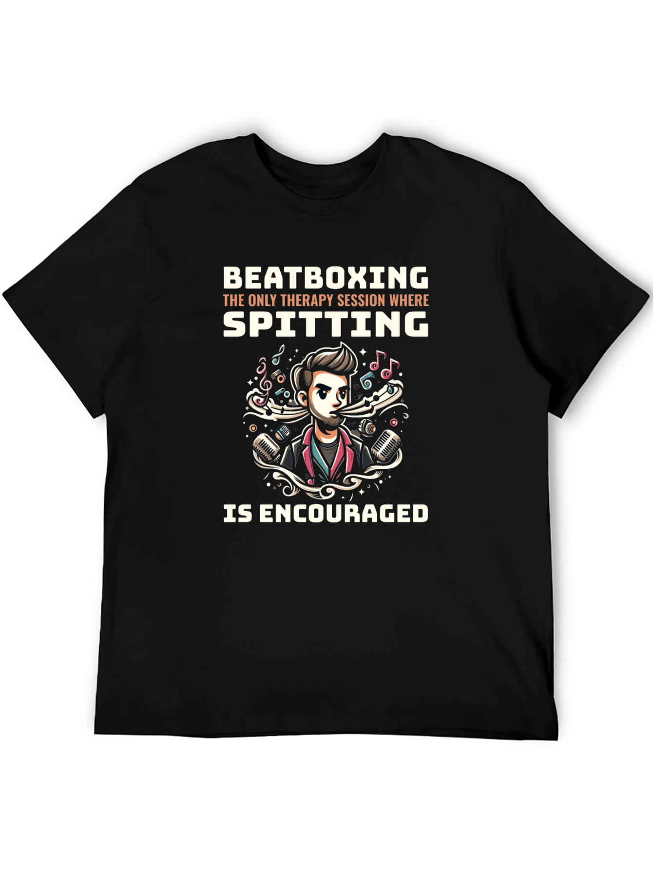 Beatboxing Therapy Session Graphic Tee