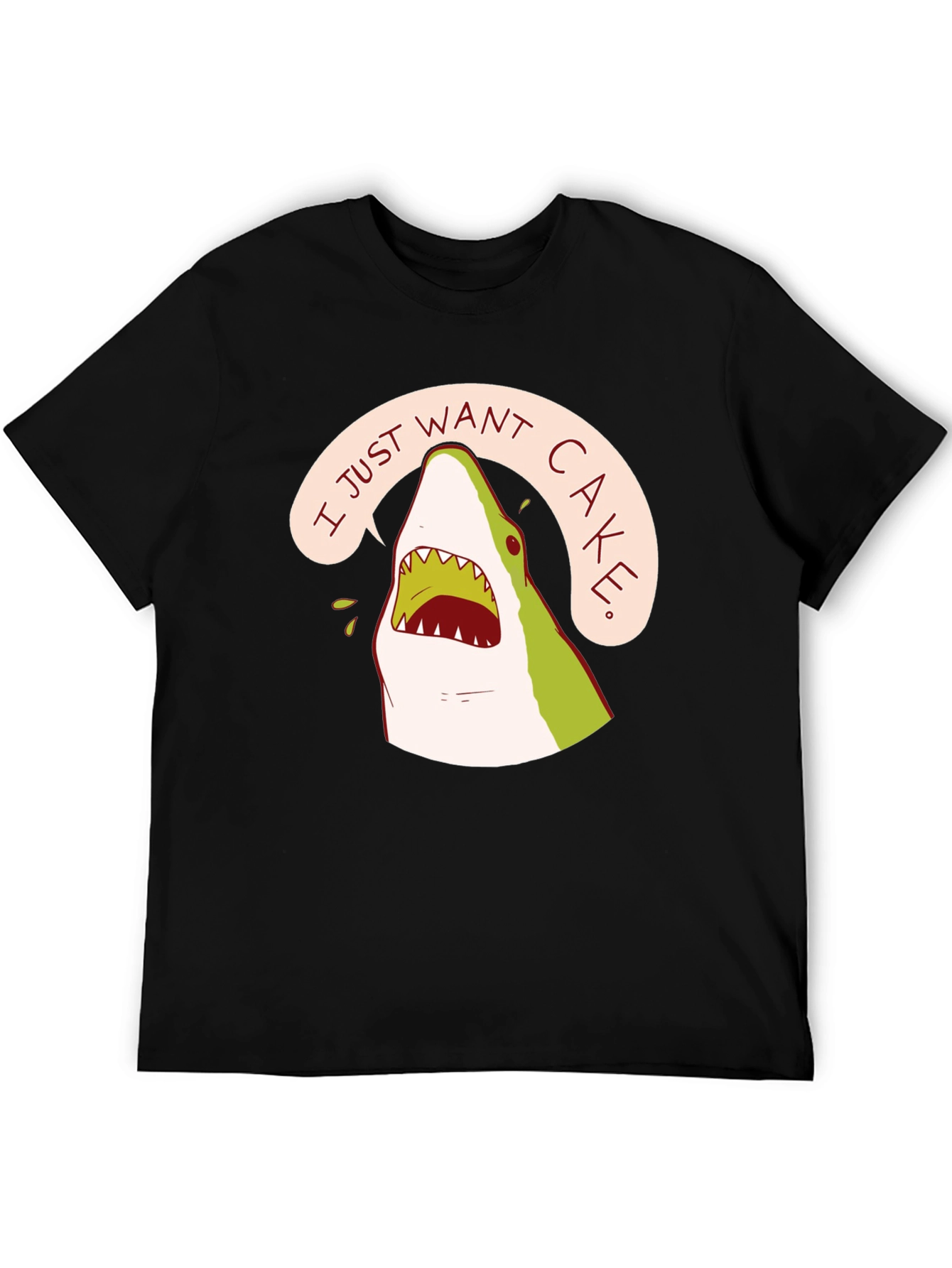 Cake Shark T-Shirt - Funny Cartoon Tee