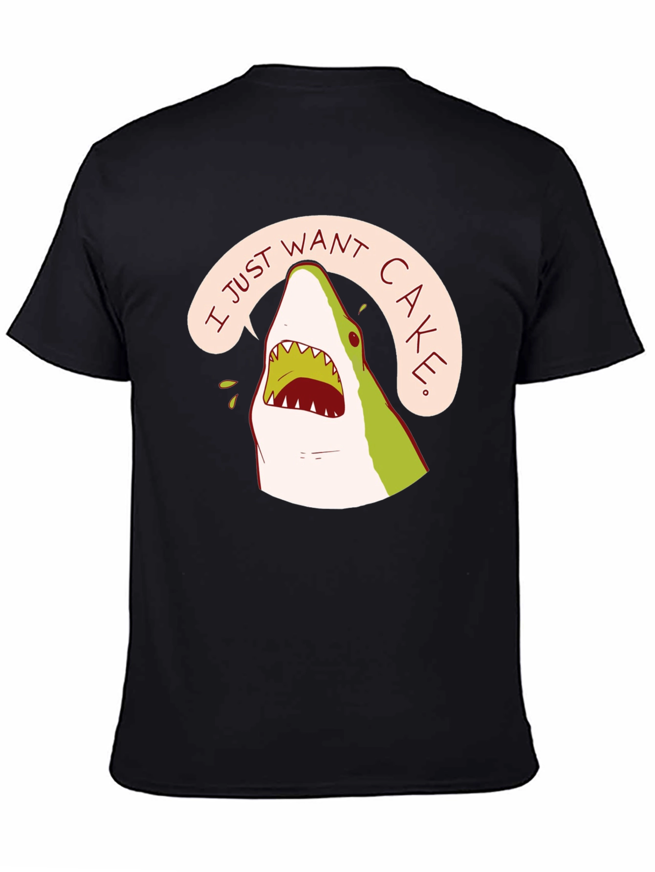 Cake Shark T-Shirt - Funny Cartoon Tee
