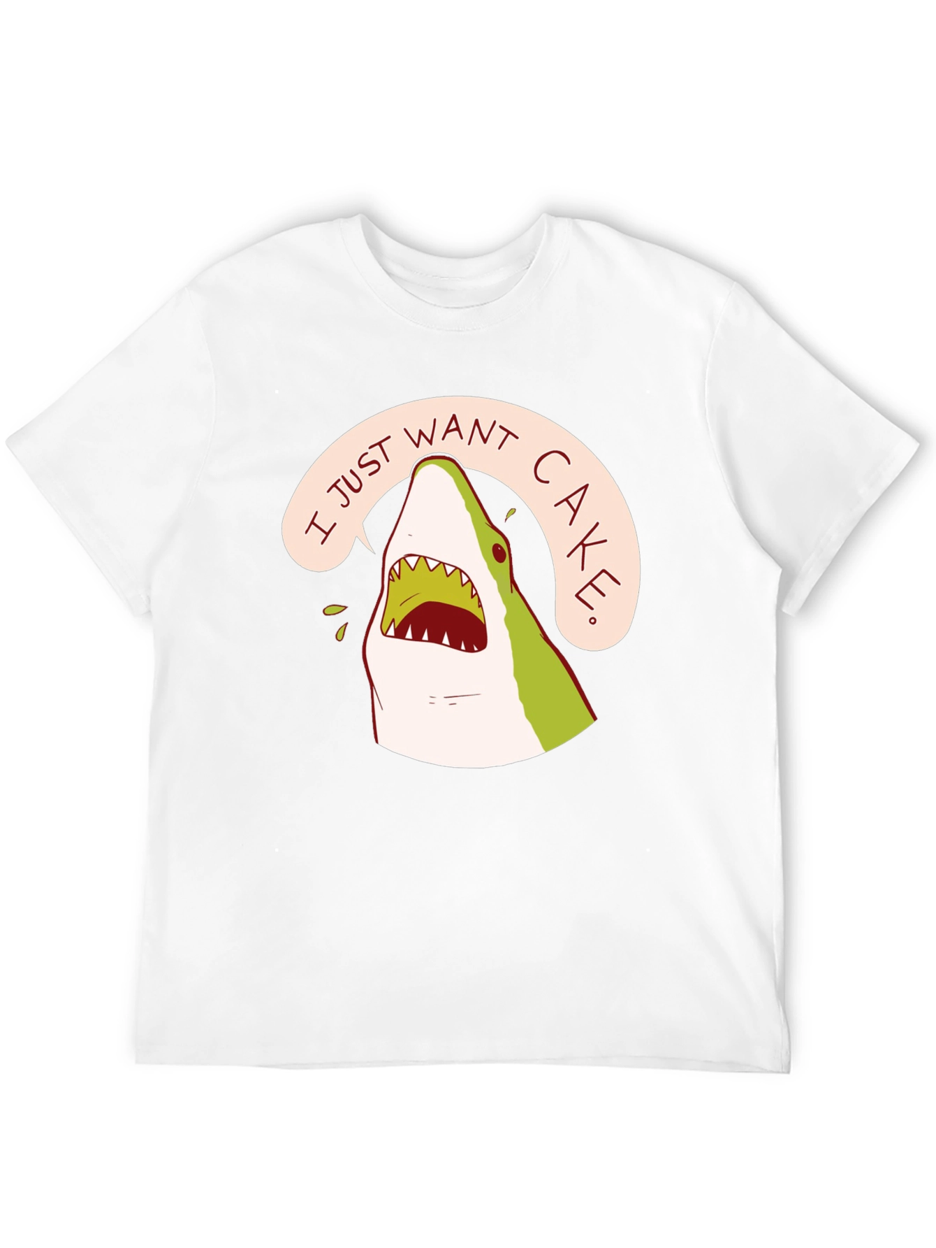 Cake Shark T-Shirt - Funny Cartoon Tee