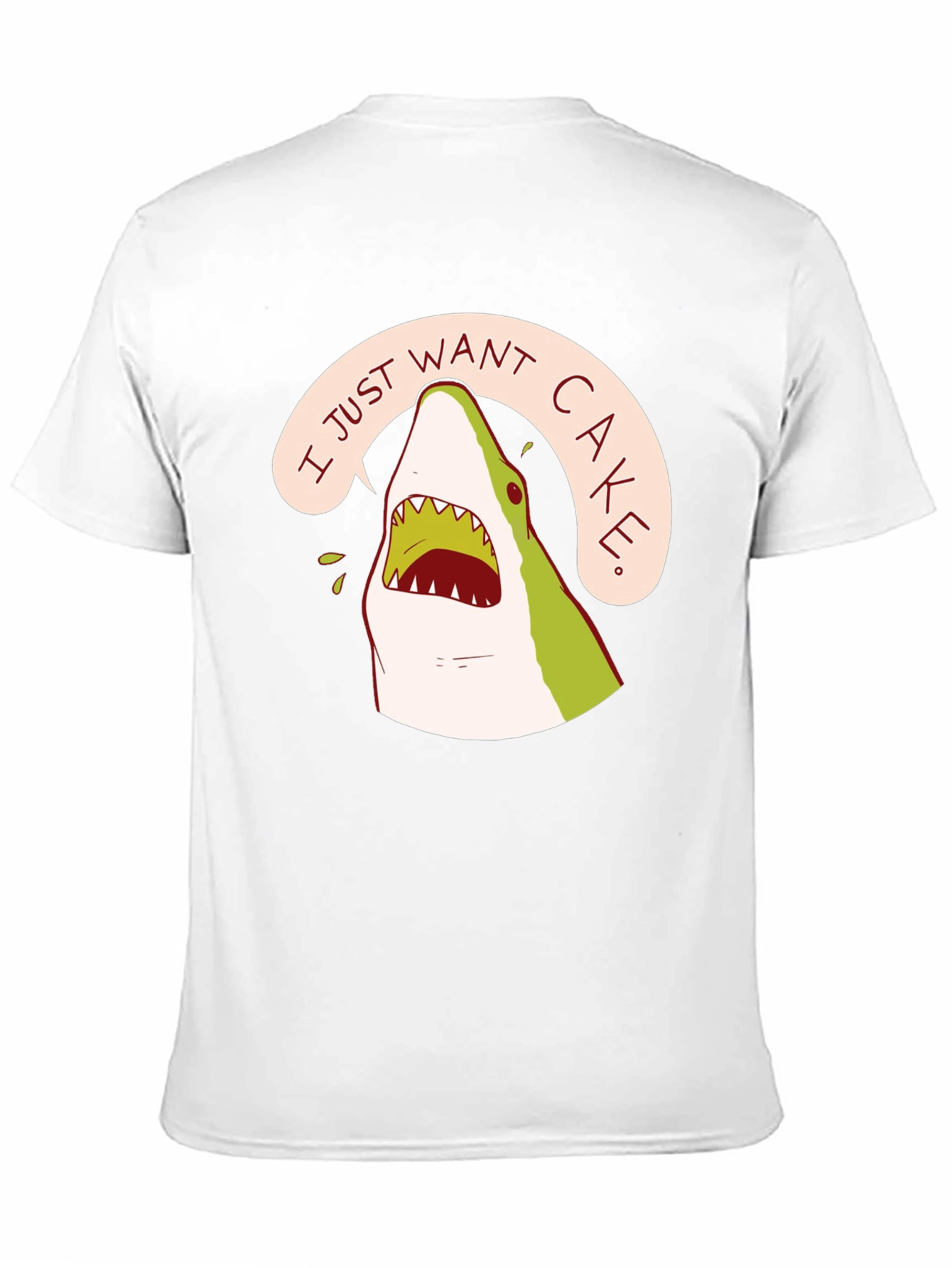 Cake Shark T-Shirt - Funny Cartoon Tee