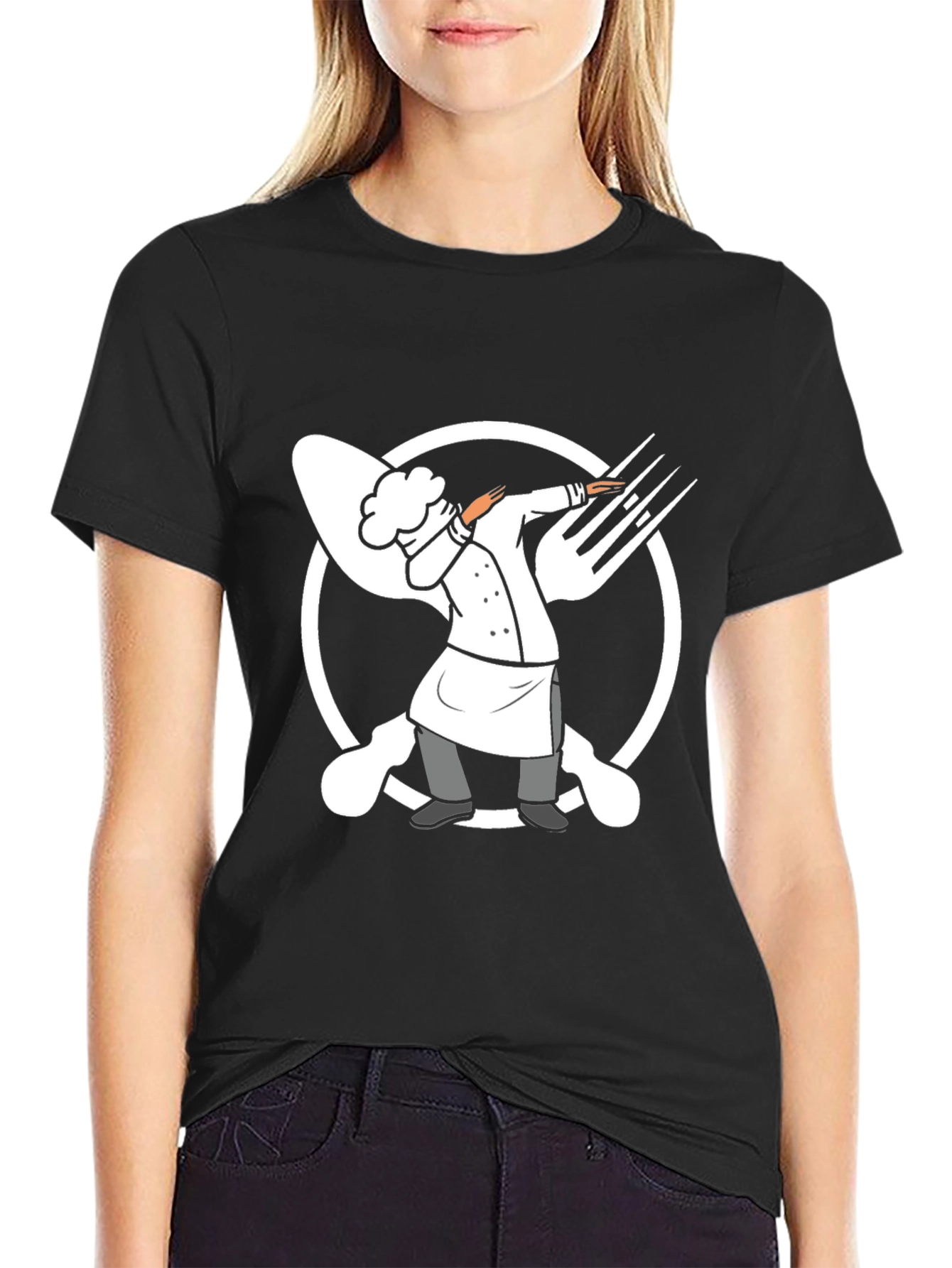Dabbing Chef T-Shirt - Funny Cook Tee