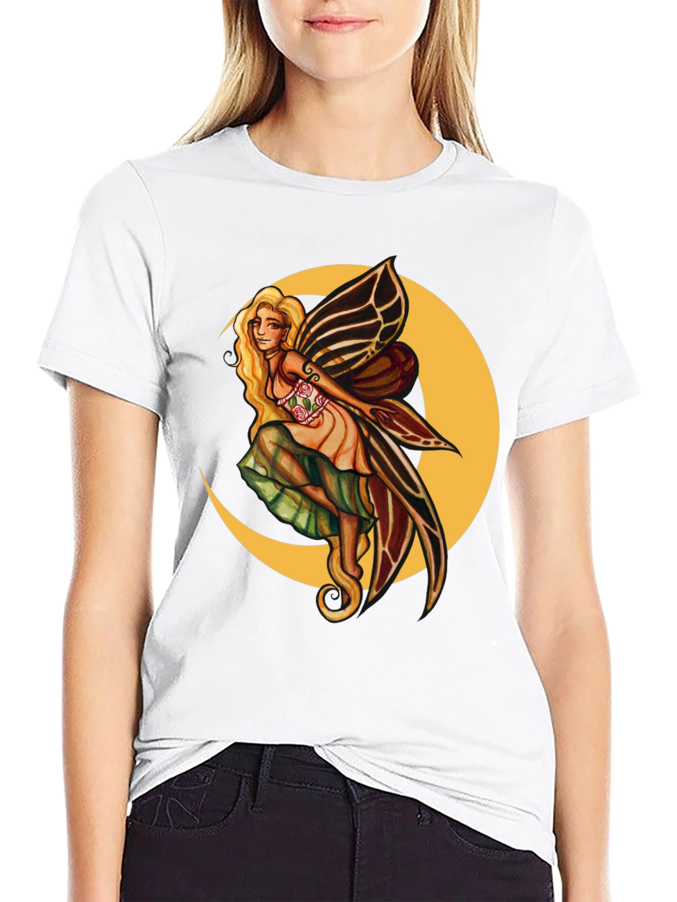 Fairy Moon T-Shirt - Unique Graphic Tee