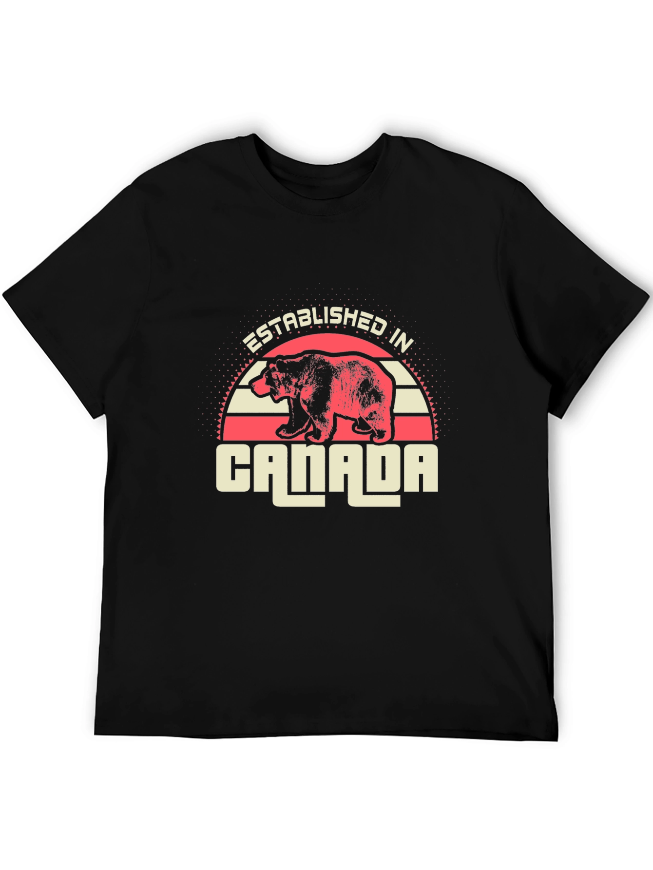 Established in Canada Bear Graphic Tee