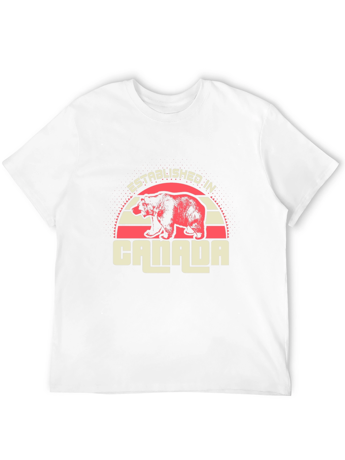 Established in Canada Bear Graphic Tee