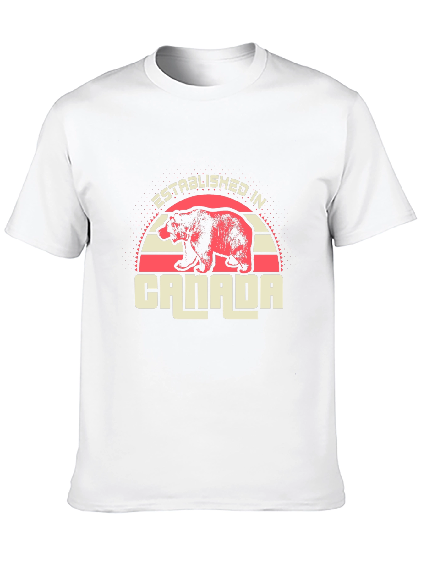 Established in Canada Bear Graphic Tee