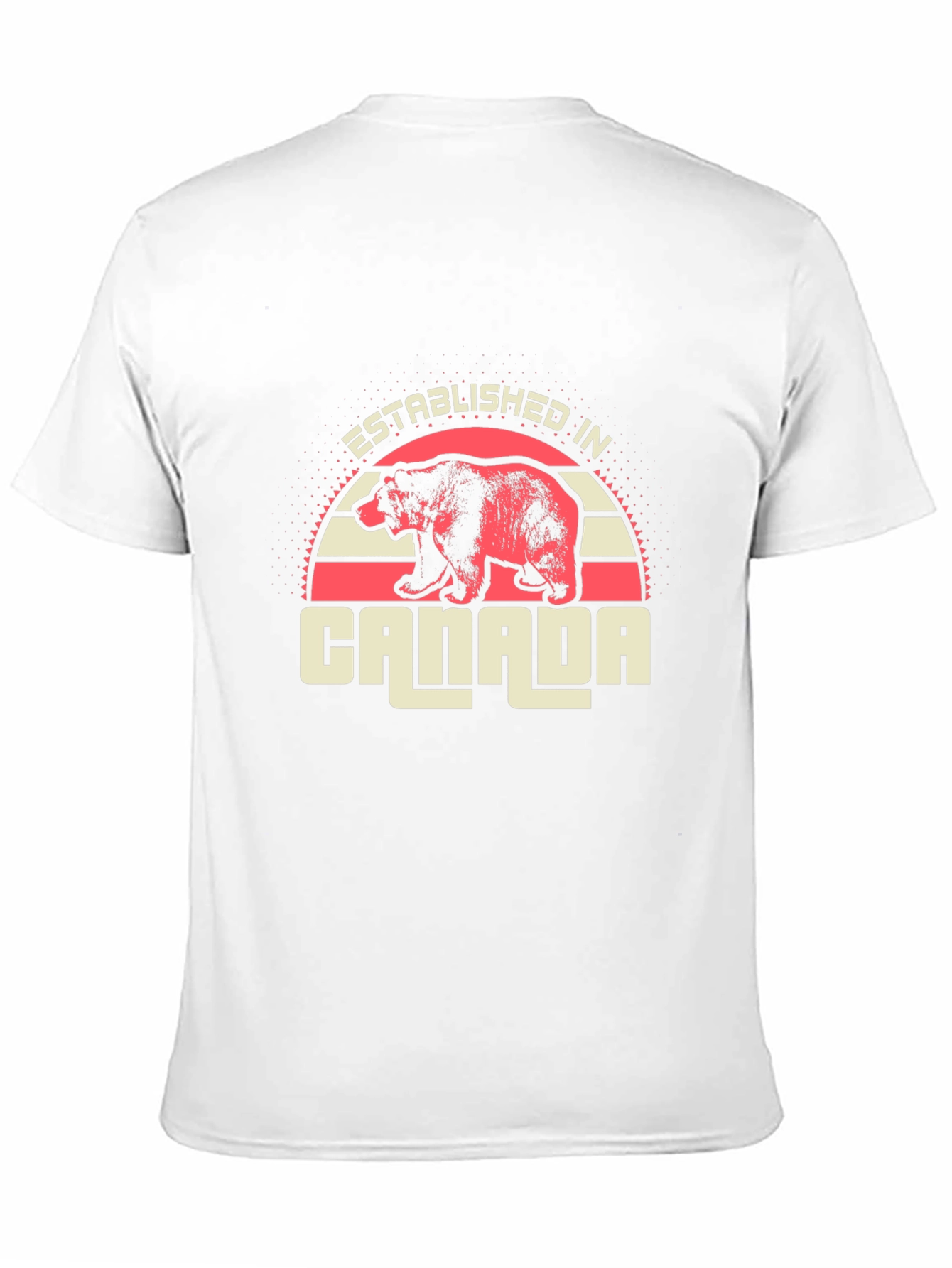 Established in Canada Bear Graphic Tee