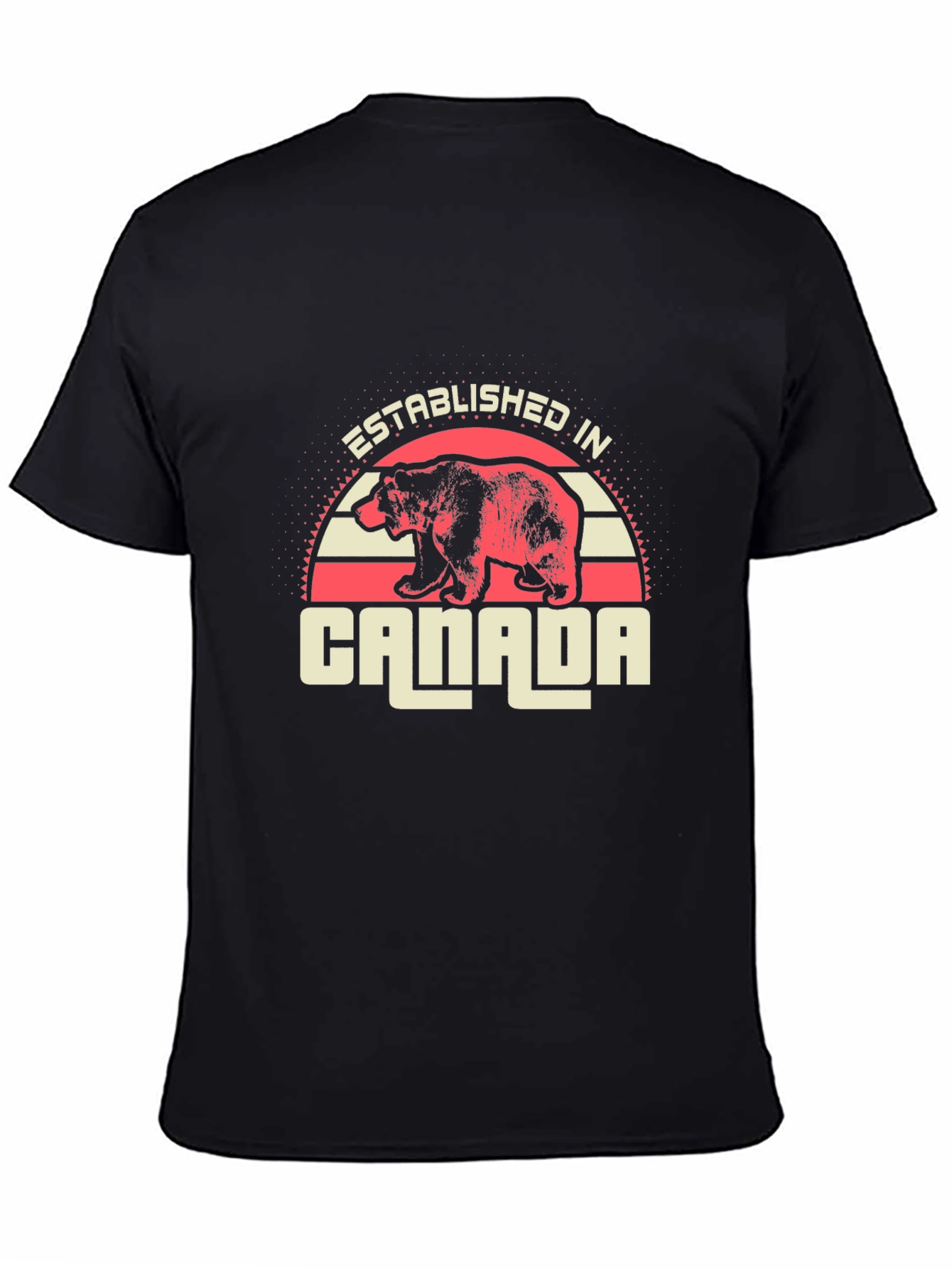 Established in Canada Bear Graphic Tee