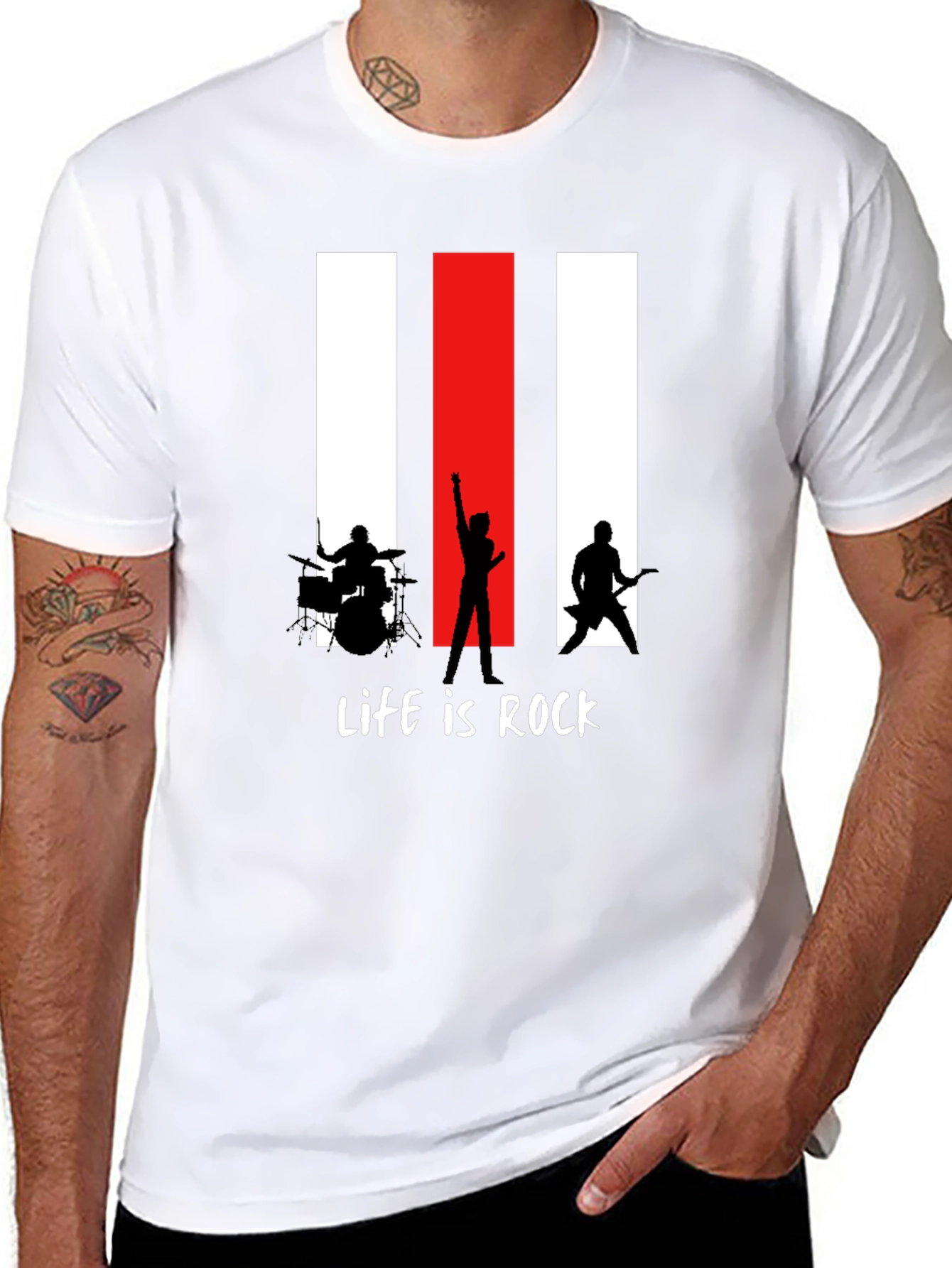 Life is Rock Band T-Shirt
