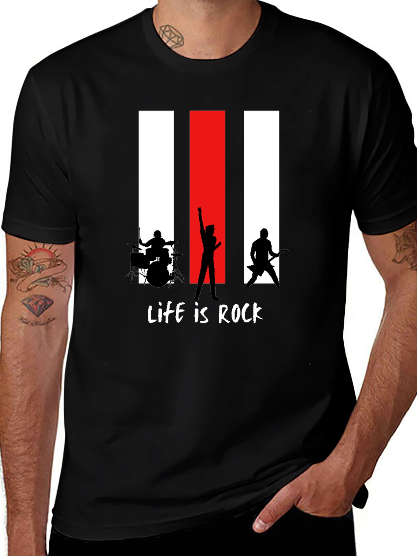 Life is Rock Band T-Shirt