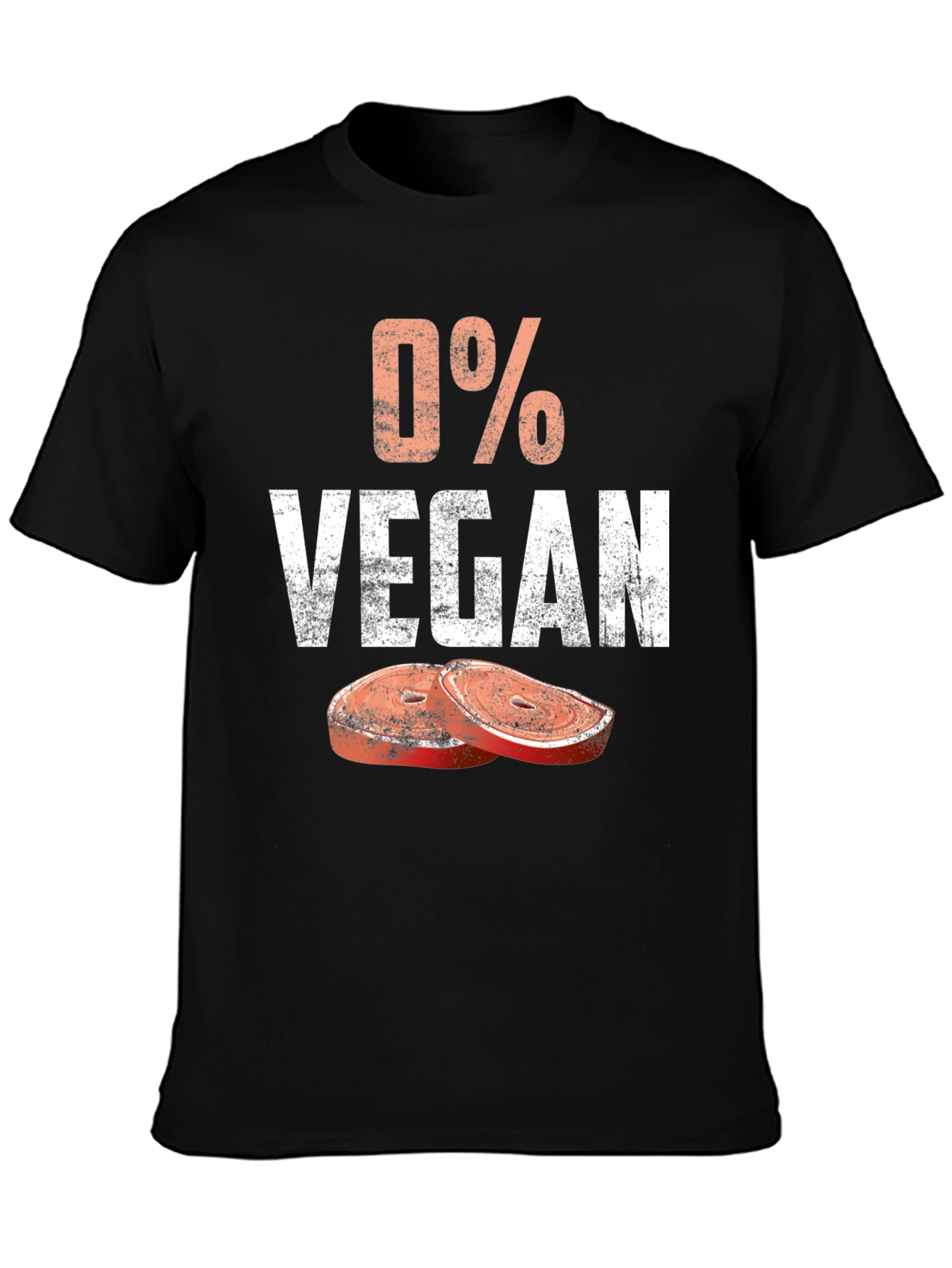 0% Vegan Funny Meat Lover T-Shirt