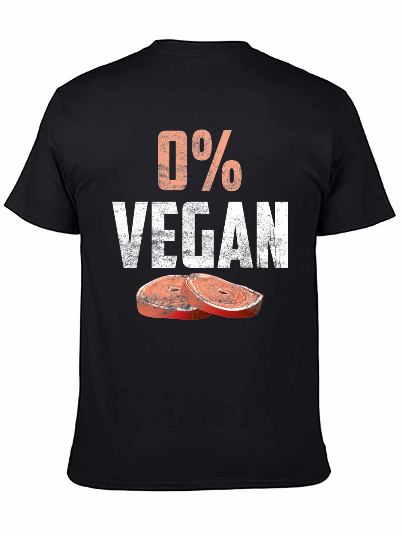 0% Vegan Funny Meat Lover T-Shirt