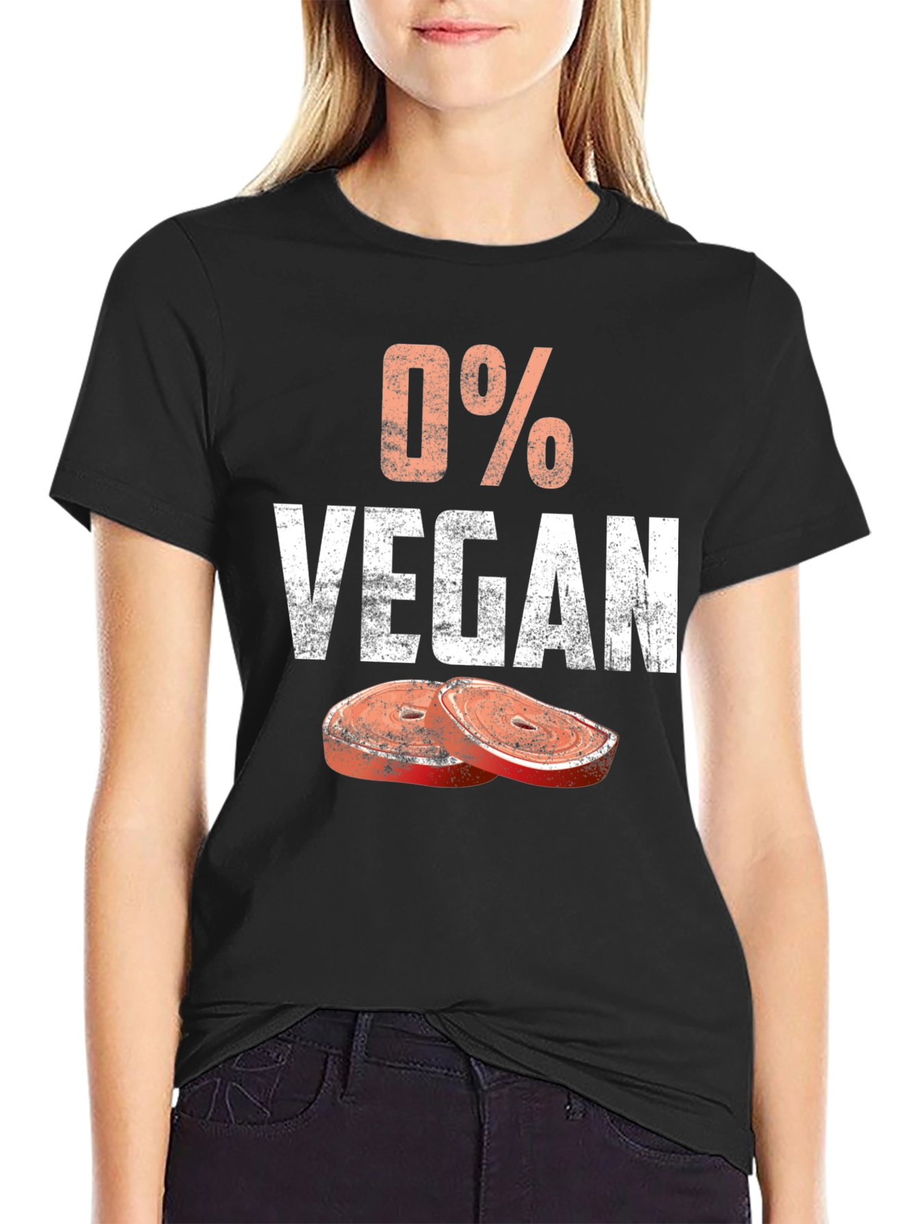 0% Vegan Funny Meat Lover T-Shirt